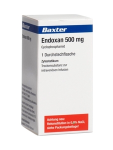 Эндоксан Порошок для приготовления раствора для внутривенного введения 500 мг 1 шт