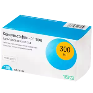 Конвульсофин-ретард таблетки 500мг N50