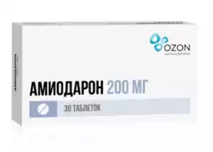Амиодарон Озон Таблетки 200 мг 30 шт