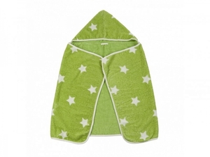 Happy Baby уголок-полотенце Fluffy зеленого цвета