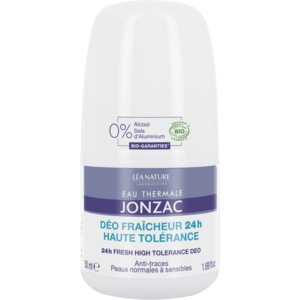 Jonzac Rehydrate Дезодорант шариковый освежающий для чувствительной кожи 24 часа 50 мл