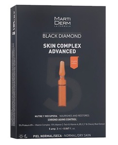 Martiderm Black Diamond Skin Complex Advanced ампулы 5 шт 2 мл витаминный комплекс с экстрактом эхинацеи и витамином с nahrin echinacina 250 мл