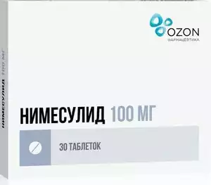 Нимесулид Озон Таблетки 100 мг 30 шт