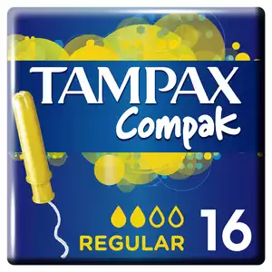 Tampax Compak Regular Тампоны гигиенические с аппликатором 16 шт