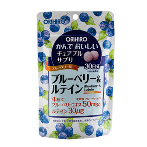 Orihiro Комплекс для глаз Таблетки жевательные 120 шт натуральное средство для улучшения зрения с лютеином floraglo doctor s best 60 капсул