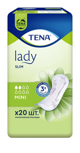 цена TENA Lady Slim Mini Прокладки урологические 20 шт