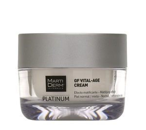 MartiDerm Platinum GF Vital Age Cream крем дневной для нормальной и комбинированной кожи 50 мл крем для лица biotherm интенсивный увлажняющий крем aquasource для нормальной и комбинированной кожи