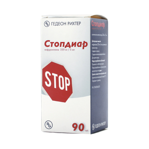 Стопдиар Суспензия для приема внутрь 220 мг/5 мл 90 мл 41559