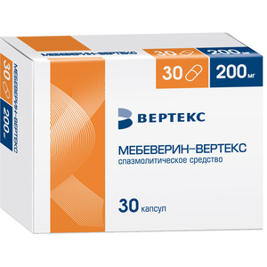Мебеверин-Вертекс Капсулы пролонгированного действия 200 мг 30 шт