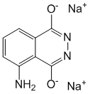 Формула действующего вещества Аминодигидрофталазиндион натрия