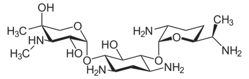 Формула действующего вещества Гентамицин*