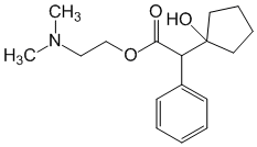 Формула действующего вещества Циклопентолат*