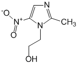 Формула действующего вещества Метронидазол*