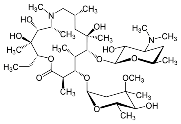 Формула действующего вещества Азитромицин*