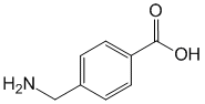 Формула действующего вещества Аминометилбензойная кислота