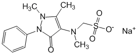 Формула действующего вещества Метамизол натрия*