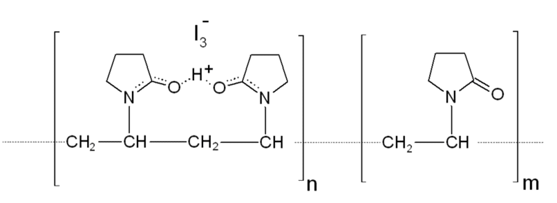 Формула действующего вещества Повидон-йод