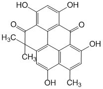 Формула действующего вещества Гелиомицин*