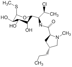 Формула действующего вещества Клиндамицин*