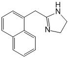 Формула действующего вещества Нафазолин*