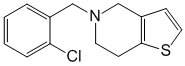 Формула действующего вещества Тиклопидин*