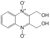 Формула действующего вещества Гидроксиметилхиноксалиндиоксид