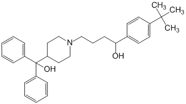 Формула действующего вещества Терфенадин*