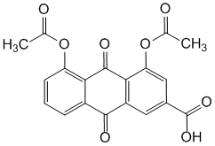 Формула действующего вещества Диацереин*
