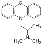 Формула действующего вещества Прометазин*