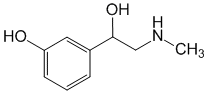 Формула действующего вещества Фенилэфрин*