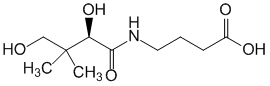Формула действующего вещества Гопантеновая кислота*