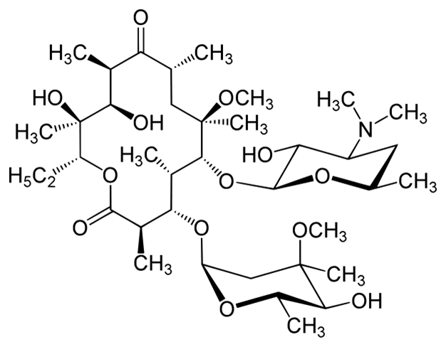 Формула действующего вещества Кларитромицин*