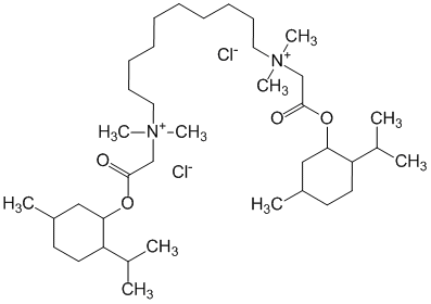 Формула действующего вещества Декаметоксин
