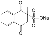 Формула действующего вещества Менадиона натрия бисульфит*