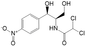 Формула действующего вещества Хлорамфеникол*