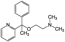 Формула действующего вещества Доксиламин*