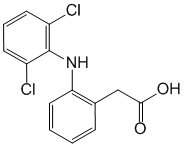 Формула действующего вещества Диклофенак*