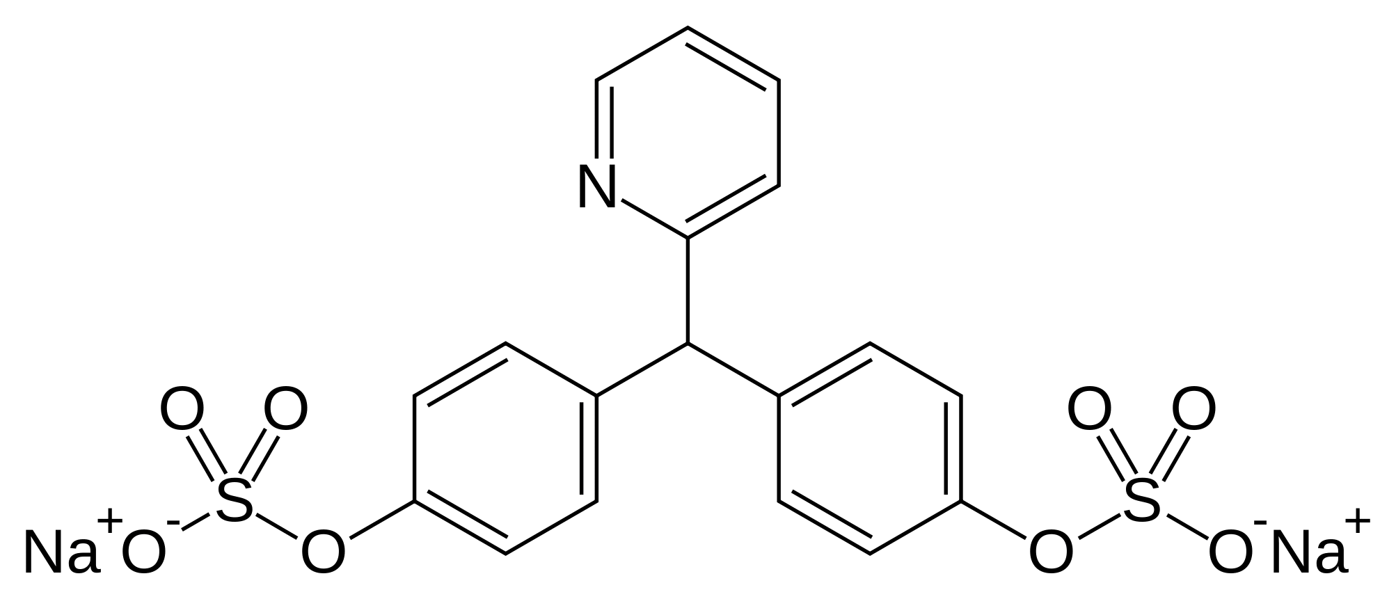 Формула действующего вещества Натрия пикосульфат*