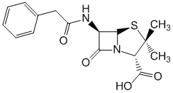 Формула действующего вещества Бензилпенициллин*