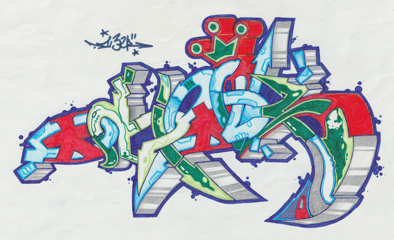Дмитрий Aske. Эскиз граффити