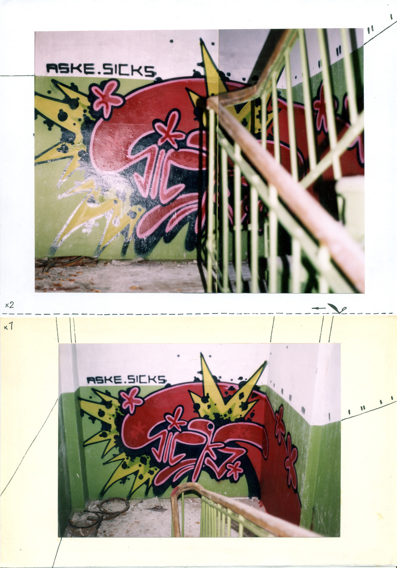 Дмитрий Aske. Эскиз с фотографиями граффити