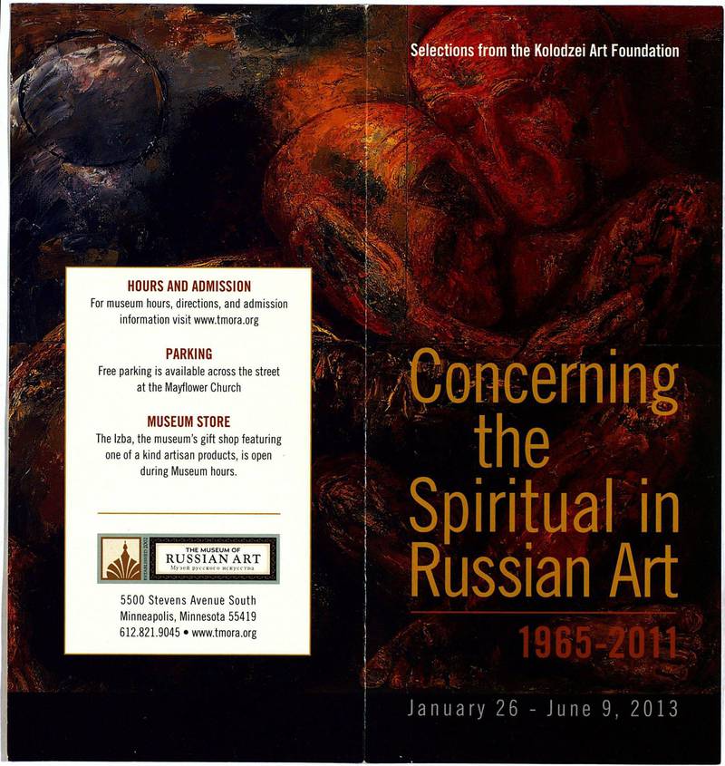 Concerning the Spiritual In Russian Art, 1965–2011. Selections from the Kolodzei Art Foundation