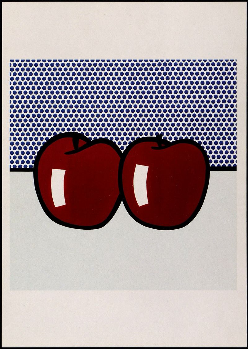 Рой Лихтенштейн. Два яблока, 1972