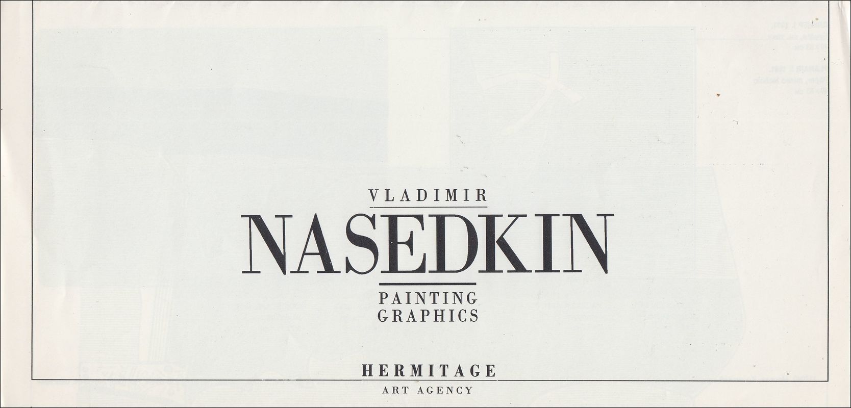 Vladimir Nasedkin. Painting. Graphics