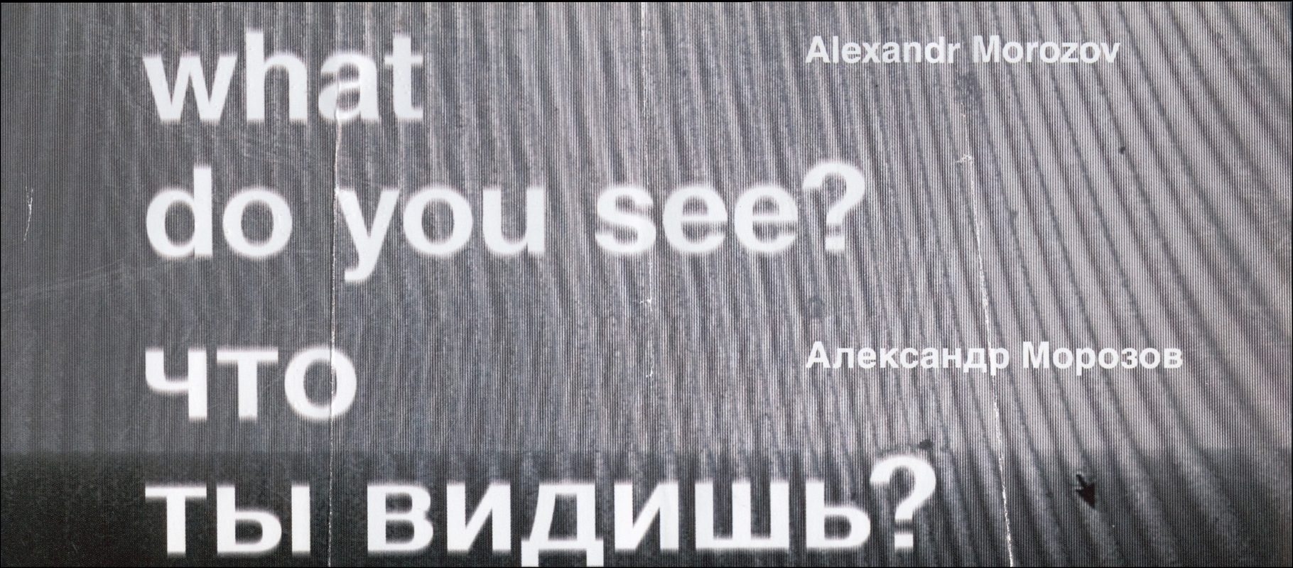 Александр Морозов. Что ты видишь?
