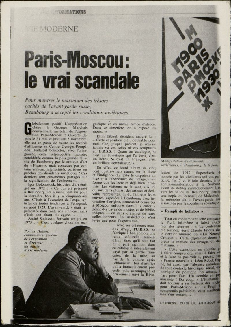 Paris‑Moscou: le vrai scandale в L’Express