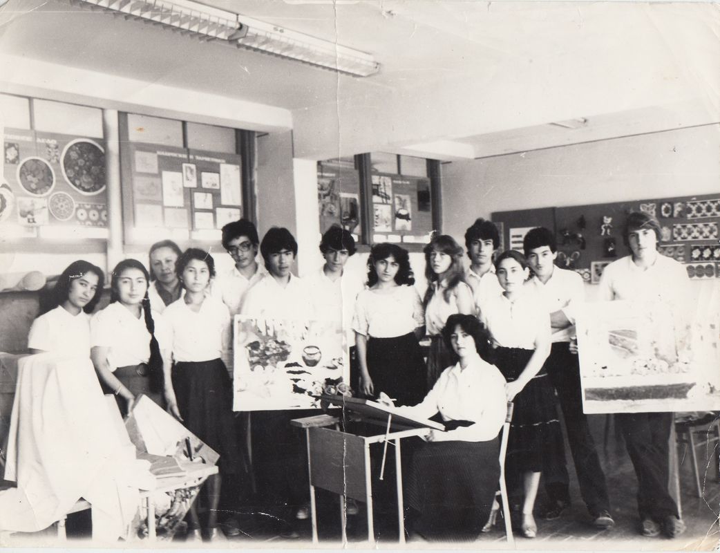 Учащиеся учебно‑производственного комбината в Андижане, 1982 год