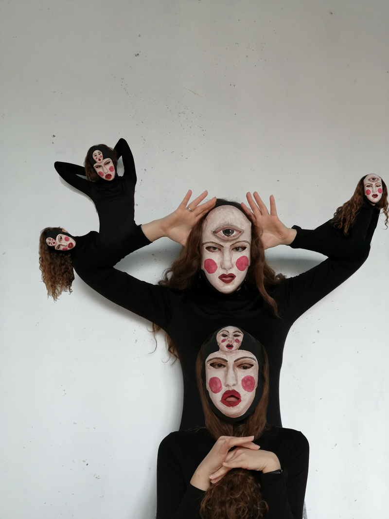 Алиса Горшенина. Цифровые коллажи с масками для спектакля инклюзивного арт‑проекта «Невидимая соната»
