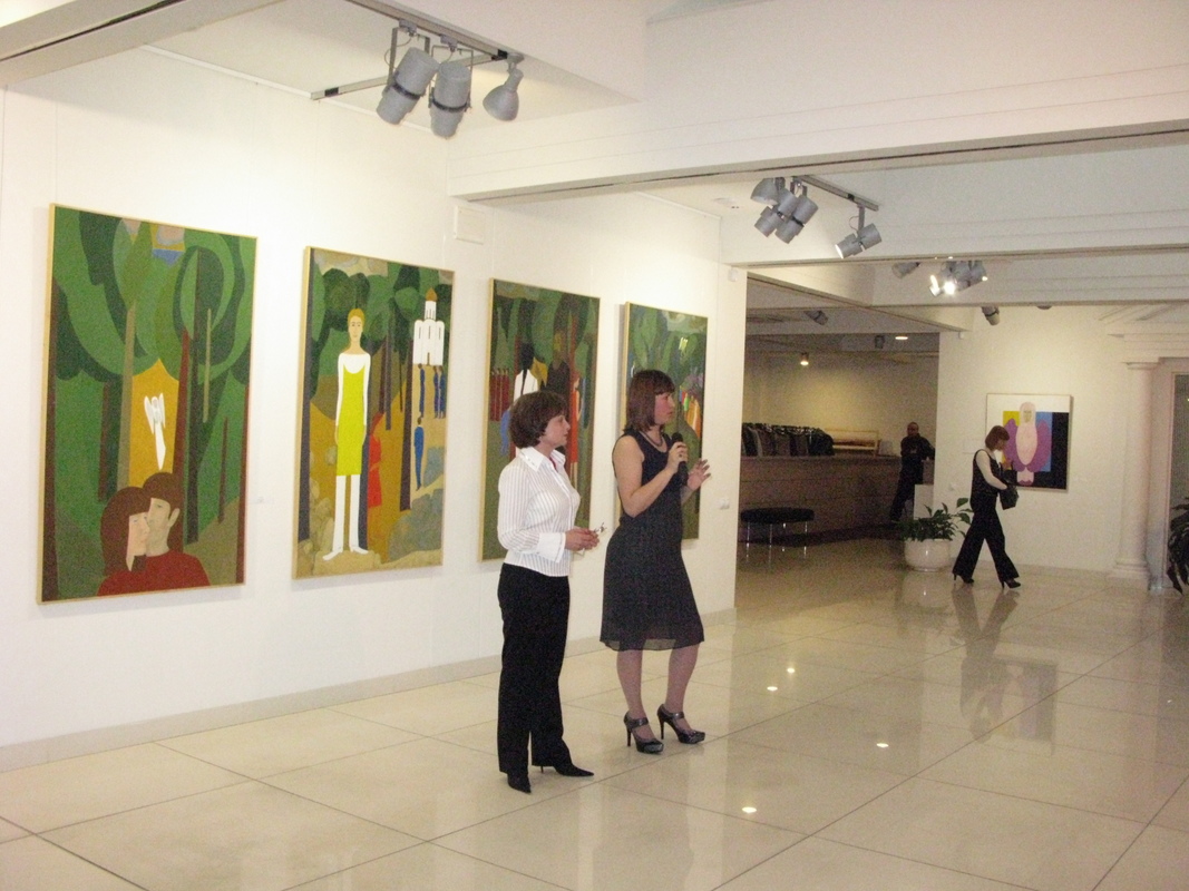 Открытие выставки Виктора Чудина в галерее «Виктория»