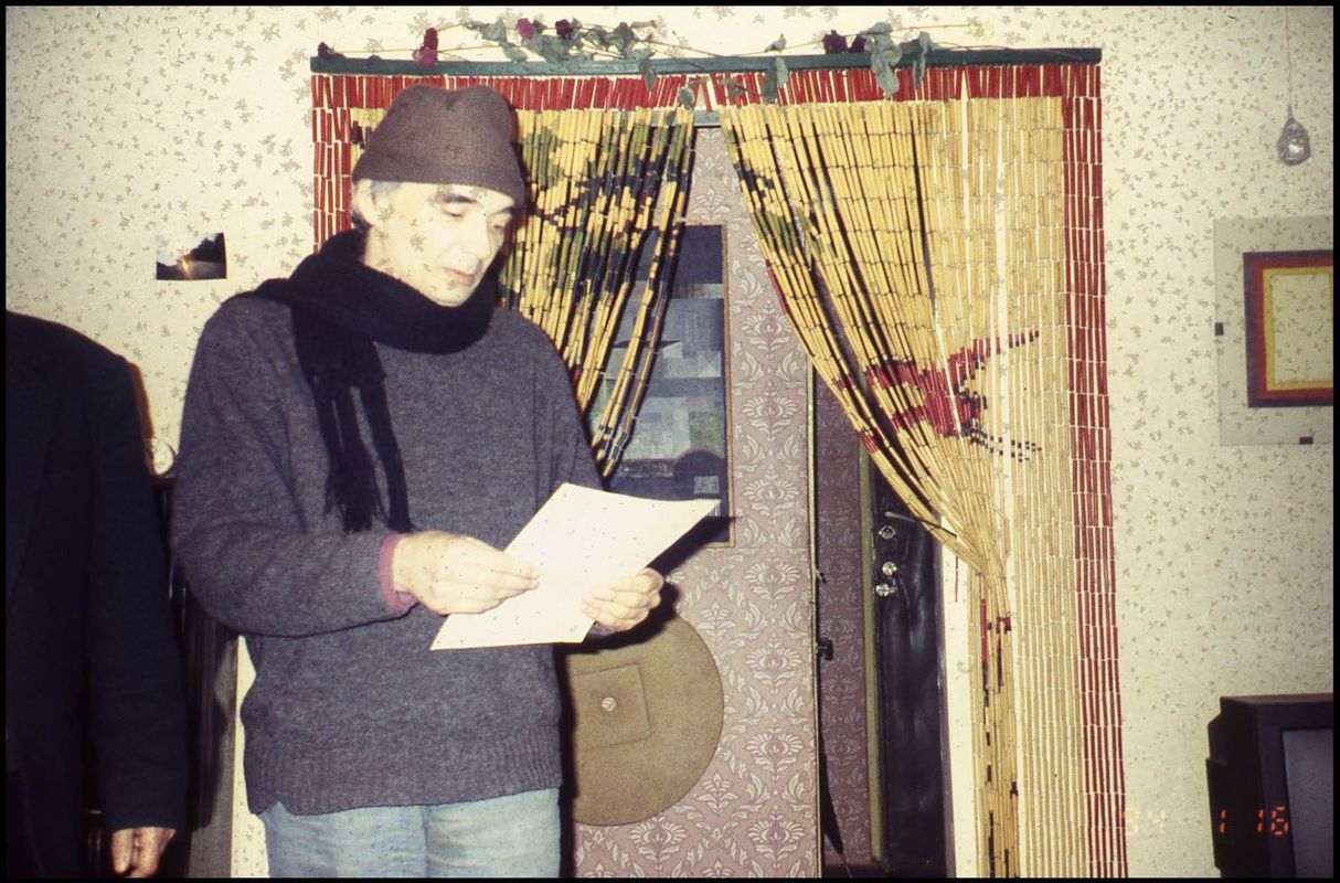 Встреча в квартире Андрея Монастырского в Москве 16 января 1994 года